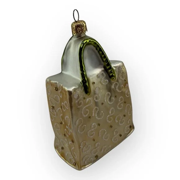 Nordstrom at Home Glass Purse Handbag Christmas Ornament Made in Poland - Picture 6 of 15